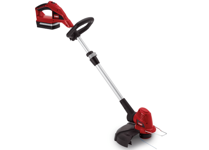  Toro 51484 Cordless 12-Inch 20-Volt Lithium-Ion Electric Trimmer/Edger,Red/Silver