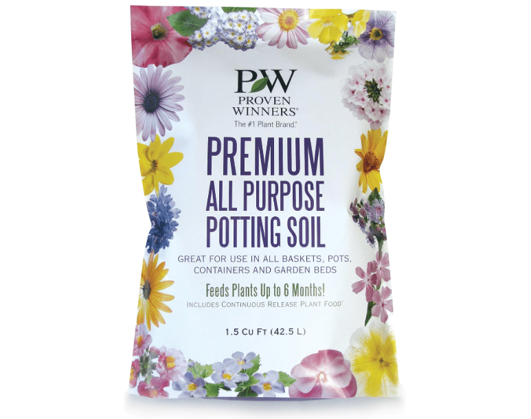 Premium All Purpose Potting Soil, 1.5 cu. ft. Bag, Black