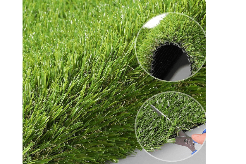  Petgrow Artificial Synthetic Grass Turf 5FTX8FT(40 Square FT),0.8" Pile Height Indoor Outdoor Pet Dog Artificial Grass Mat Rug Carpet for Garden
