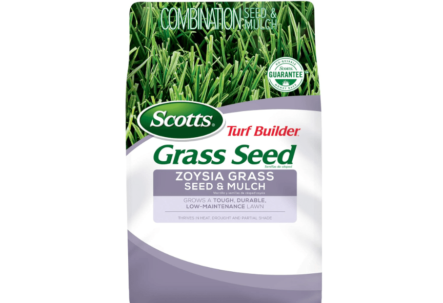 
Scotts Turf Builder Zoysia Grass Seed & Mulch, Grows a Tough, Low-Maintenance Lawn, 