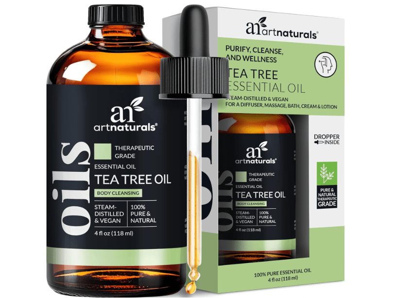 
artnaturals Tea Tree Essential Oil (4.0 Fl Oz / 118ml)- 100% Pure Oils Premium Melaleuca Therapeutic Grade Best for Acne, Skin, Hair, Nails, Face and Body