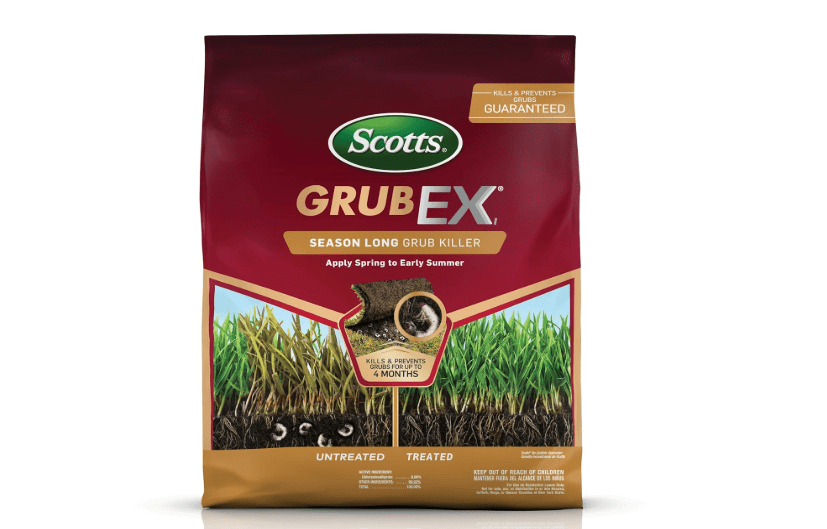 
Scotts GrubEx1 Season Long Grub Killer, Protects Lawns Up to 4 Months, 5,000 sq. ft., 14.35 lbs