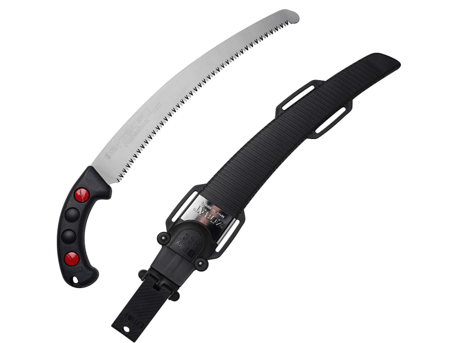
Silky 270-33 Zubat Professional Curved Blade Hand Saw with Scabbard, 13 inch Curved Blade (Pack