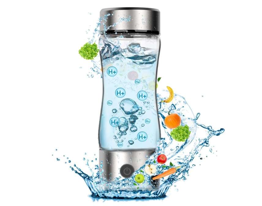 
Hydrogen Water Bottle Generator, Portable Rechargeable aquahealth Hydrogen Water, Hydrogen Water Ionizer Machine, with SPE/PEM Technology, for Home 