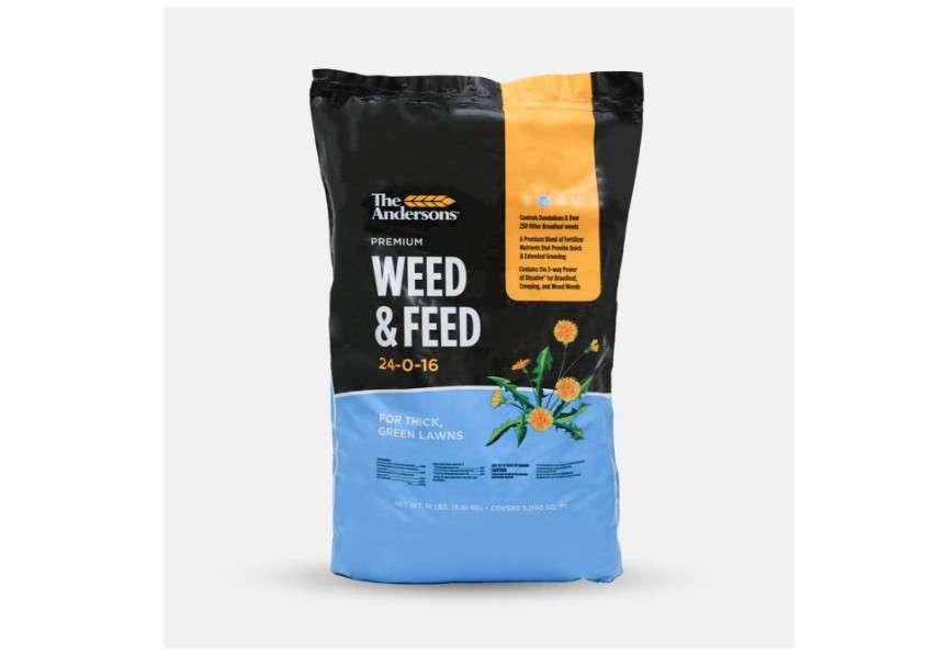 The Andersons Premium Weed and Feed 24-0-16 - Covers up to 5,000 sq ft (18 lb)

