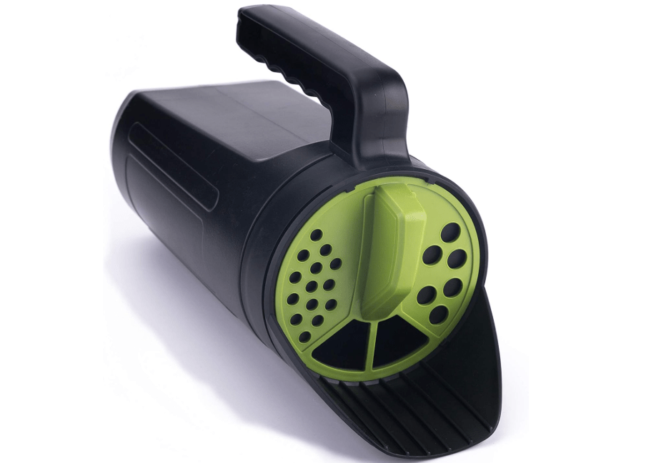 
TIPU Hand Spreader Shaker, Handheld Spreader for Grass Seed, Fertilizer & Earth Food, Snow Salt, Ice and Snow Melt - Multiple Adjustable Opening Sizes