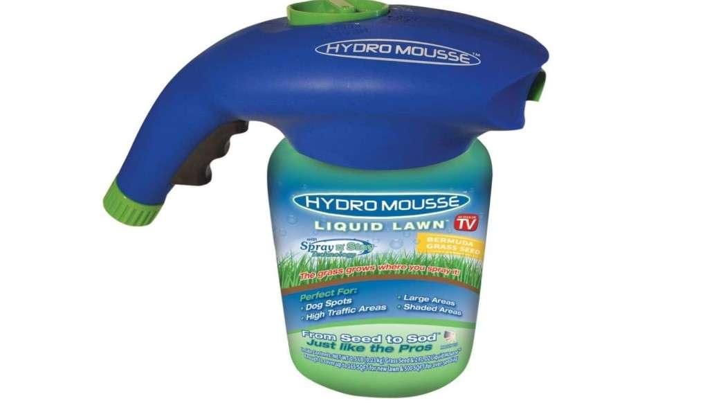  Hydro Mousse Liquid Lawn System - Bermuda Rye Mixture - Grow Grass Where You Spray It - Made in USA