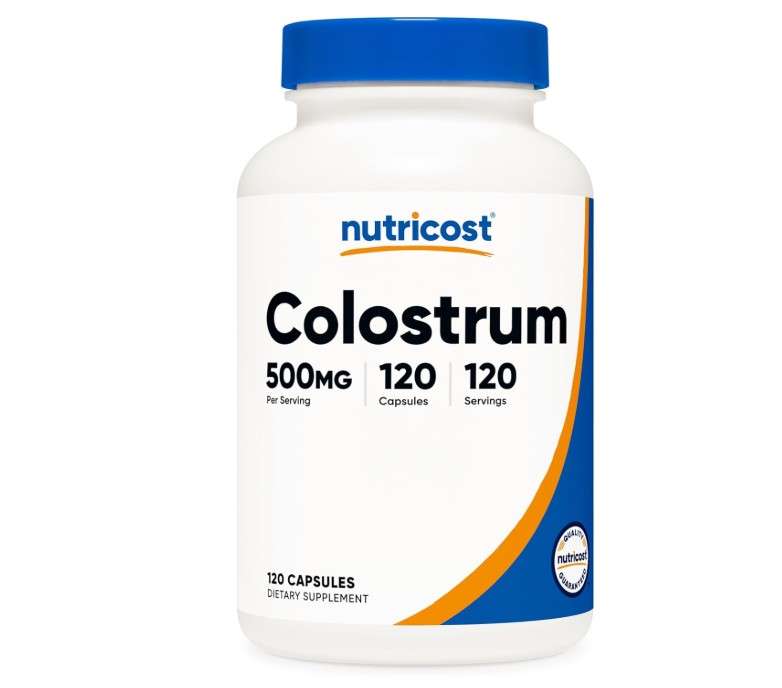  Nutricost Colostrum 500mg, 120 Capsules - Gluten Free & Non-GMO