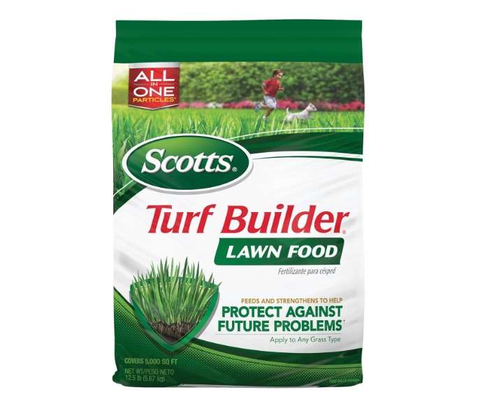 Scotts Turf Builder Lawn Food - Fertilizer for All Grass Types, 5,000 sq. ft., 12.5 lbs.
