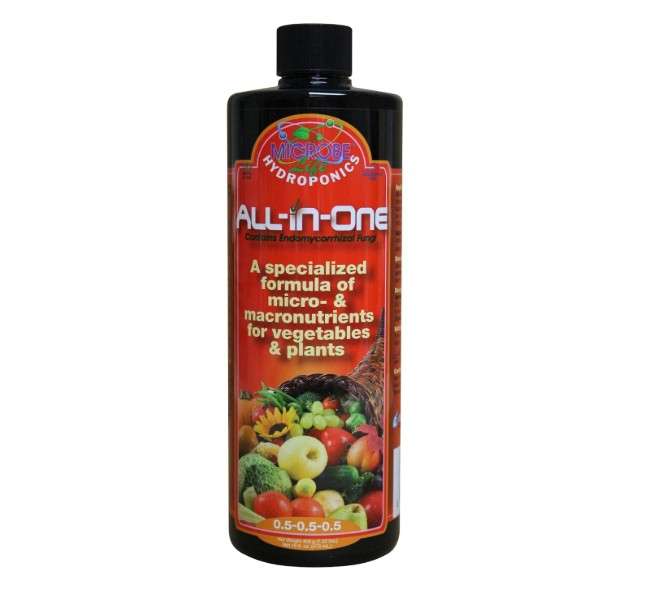  Microbe Life Hydroponics Premium All-in-One Nutrient for Plant Growth and Better Yields, Use with Any Feeding Systems Including Hydroponics or Soil, 16 Ounces