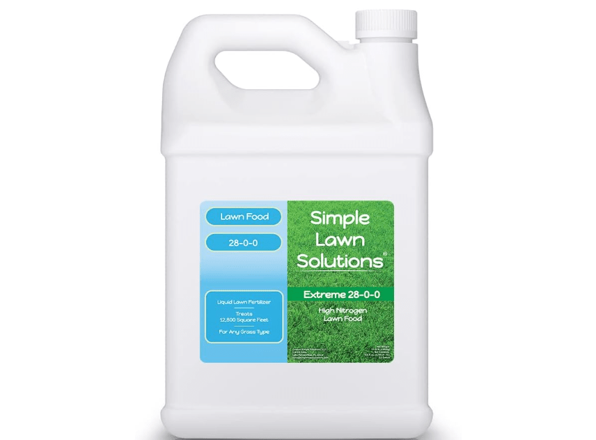 
Maximum Green & Growth Fertilizer High Nitrogen 28-0-0 Lawn Food Liquid Fertilizer- Spring & Summer- Any Grass Type- Simple Lawn Solutions