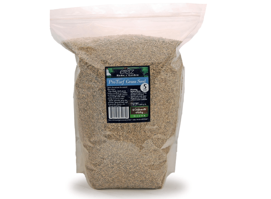 
ProTurf Perennial Ryegrass Fine Lawn Seed by Eretz (5lb) - CHOOSE SIZE! Premium Willamette Valley, Oregon Grown Grass Seed