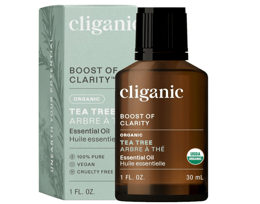 
Cliganic Organic Tea Tree Essential Oil, 100% Pure Natural, for Aromatherapy | Non-GMO Verified (Packaging May Vary