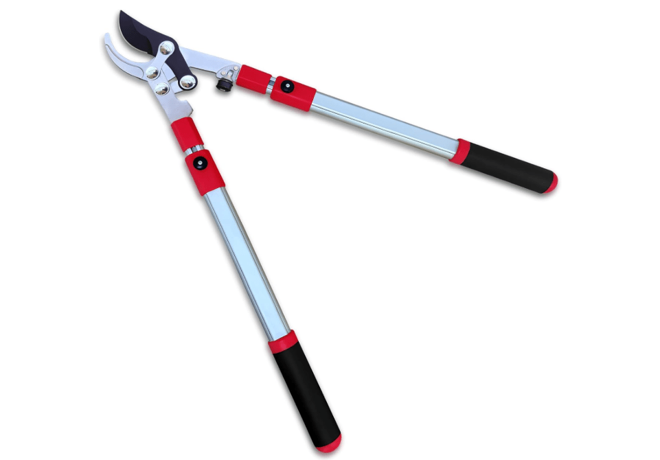 
TABOR TOOLS GG21A Extendable Bypass Lopper with Compound Action, 27-40 Inch Telescopic Tree Trimmer, Long Handled Branch Cutter with
