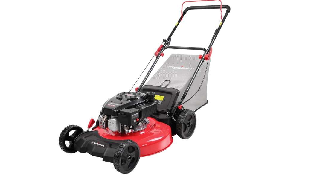 PowerSmart Gas Lawn Mower 21-Inch 144cc OHV Engine 3-in-1 Push Mower with Bagging