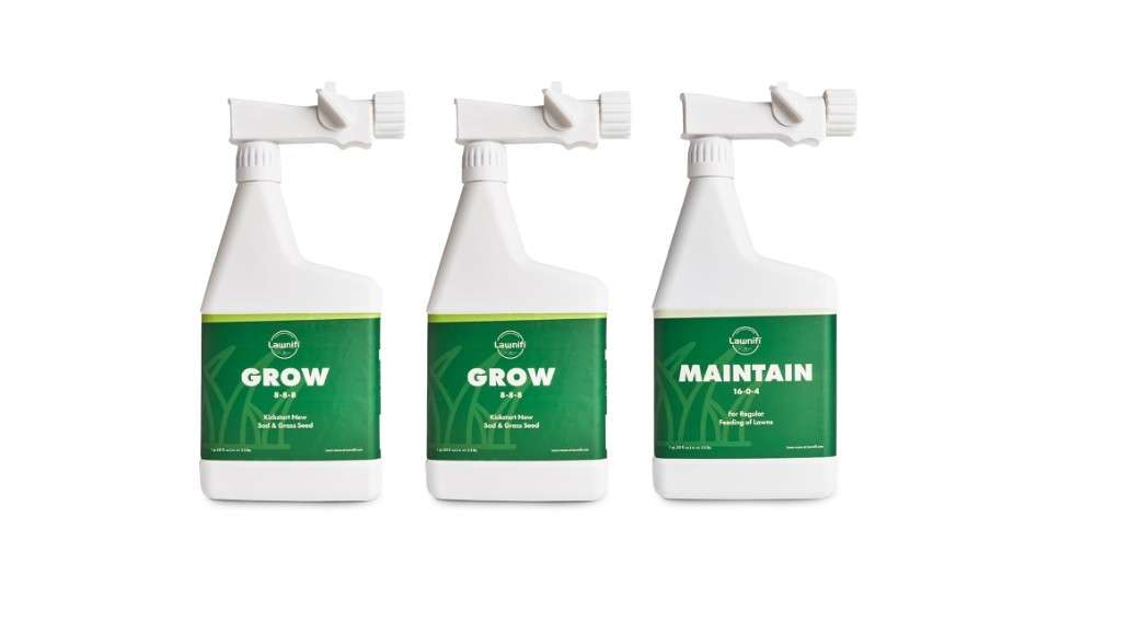 
Lawnifi New Lawn Starter Box, 3 Bottles of Liquid Fertilizer - Grow x2, Maintain x1