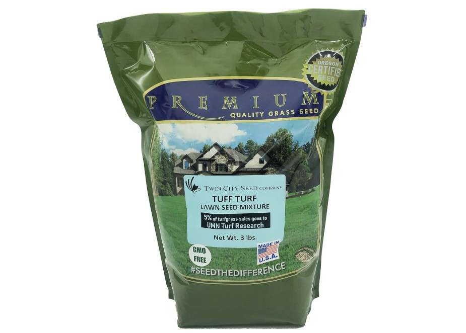  Twin City Seed Co. Tuff Turf, Tall Fescue, Perennial Ryegrass & Kentucky Bluegrass Mixture, 3 lb Bag