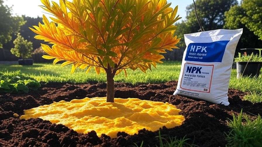 Fertilizing Hakuro Nishiki willow with balanced NPK for vibrant leaf growth.