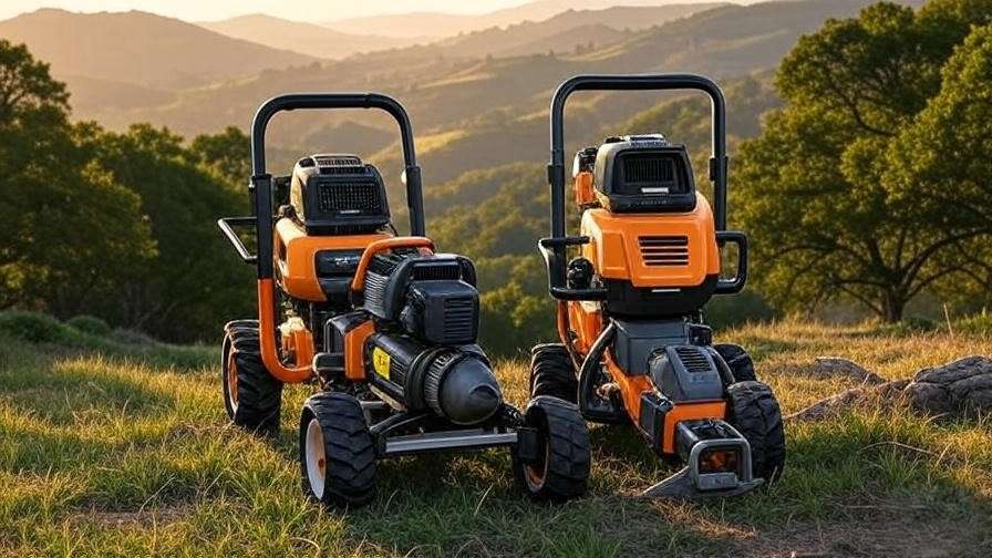 Comparison of Geo-Boy and Mini-Jarraff trimmers in scenic landscape