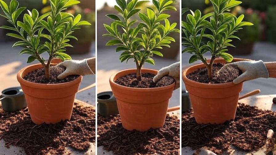 Step-by-step guide to planting a kaffir lime tree in a pot for beginners.