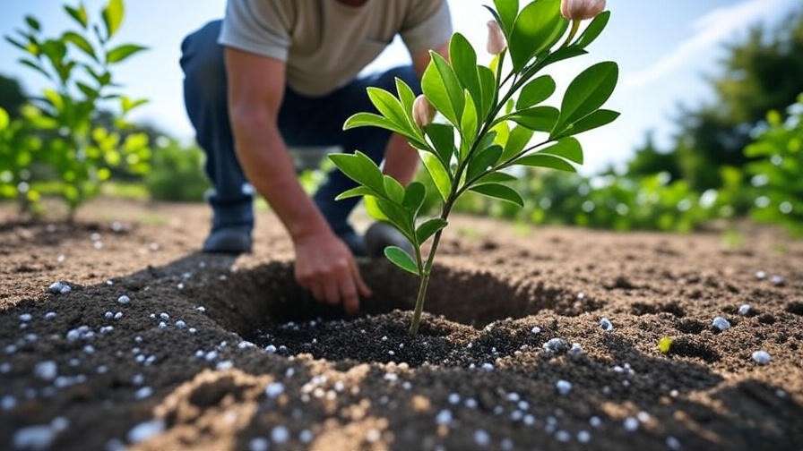"Step-by-step planting of a Lemon Tree Pink tree in a well-draining garden spot."