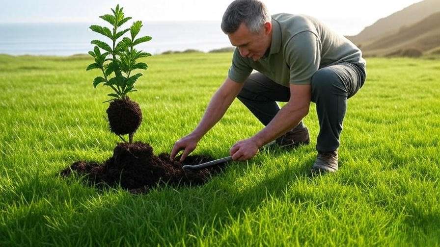 Step-by-step guide to planting a tree peppermint in a garden with well-draining soil."