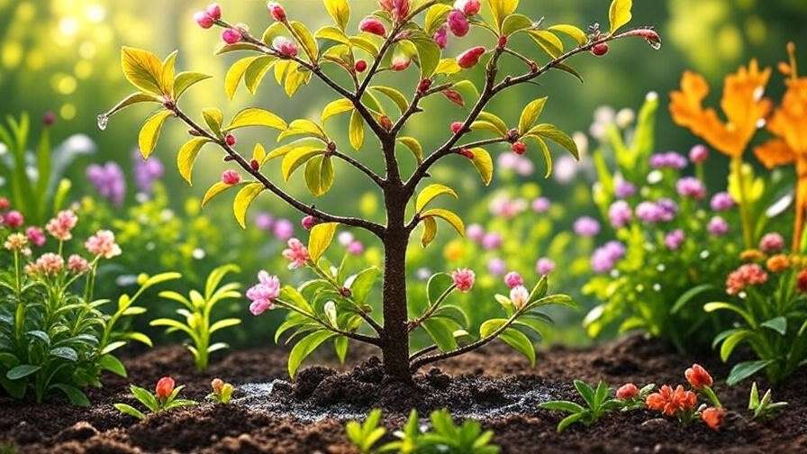 Visual guide to seasonal watering schedules for cherry trees across spring, summer, fall, and winter".
