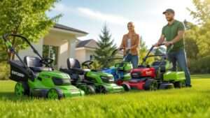 best battery lawnmower