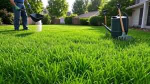 best fertilizer for fescue grass