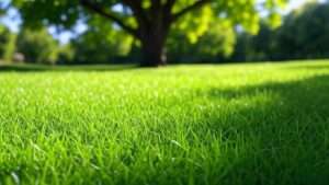 best grass for under trees