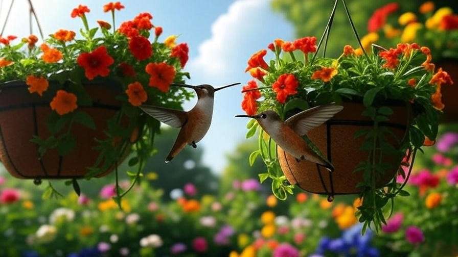 best hanging baskets for hummingbirds