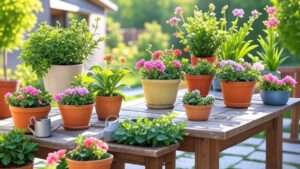 best outdoor plants in pots