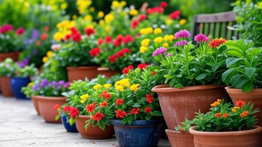 best outdoor potting plants