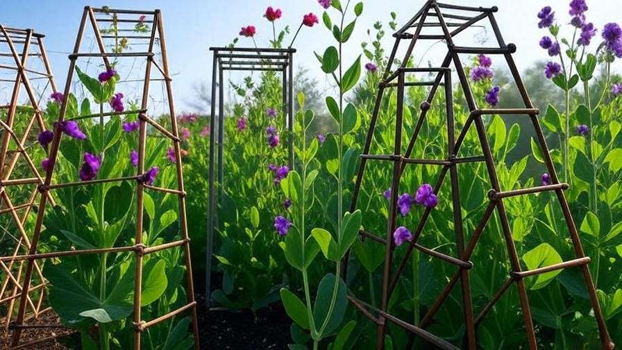 best trellis for peas