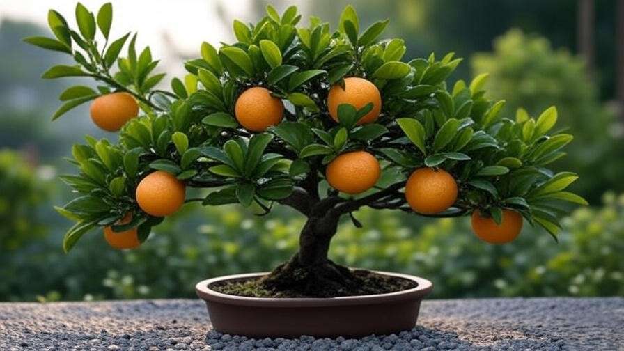 citrus tree bonsai
