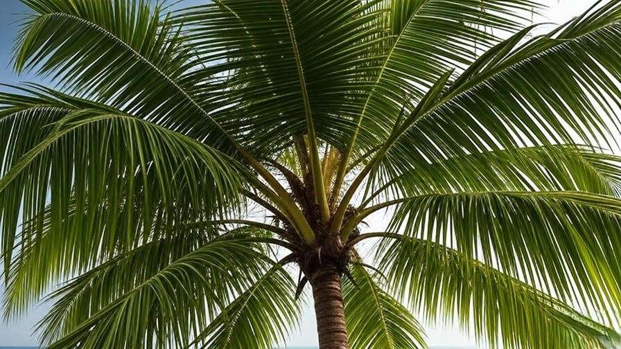 coconut tree heart