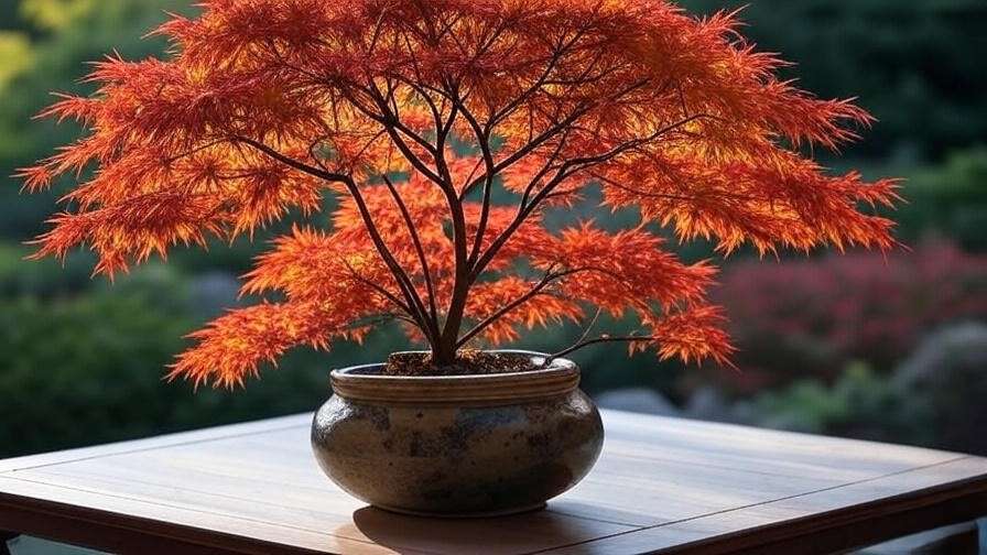 japanese maple tree in pot