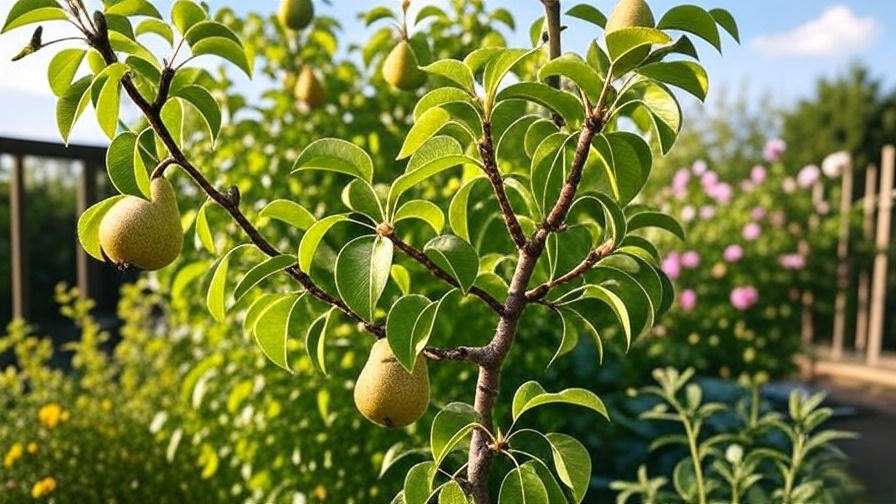 leaves of pear trees