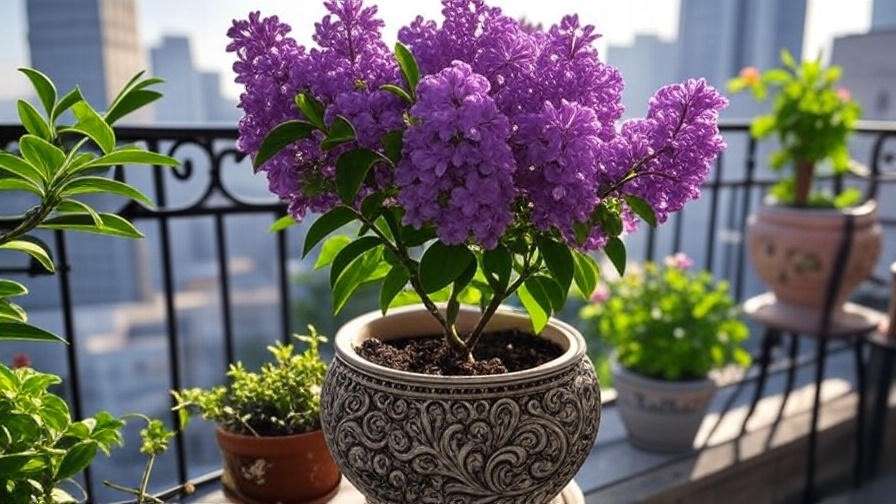 lilac mini tree