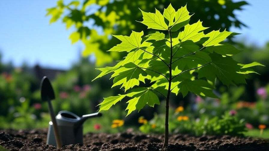 maple tree sapling