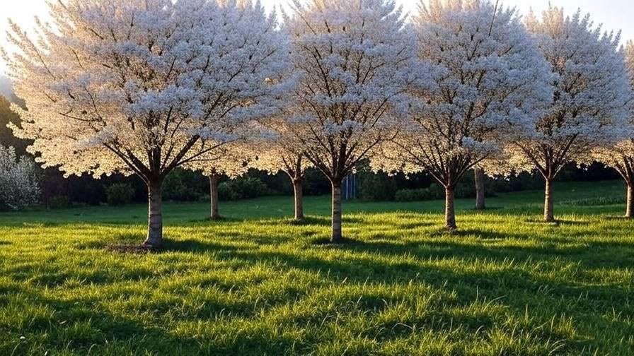 White Blooming Trees