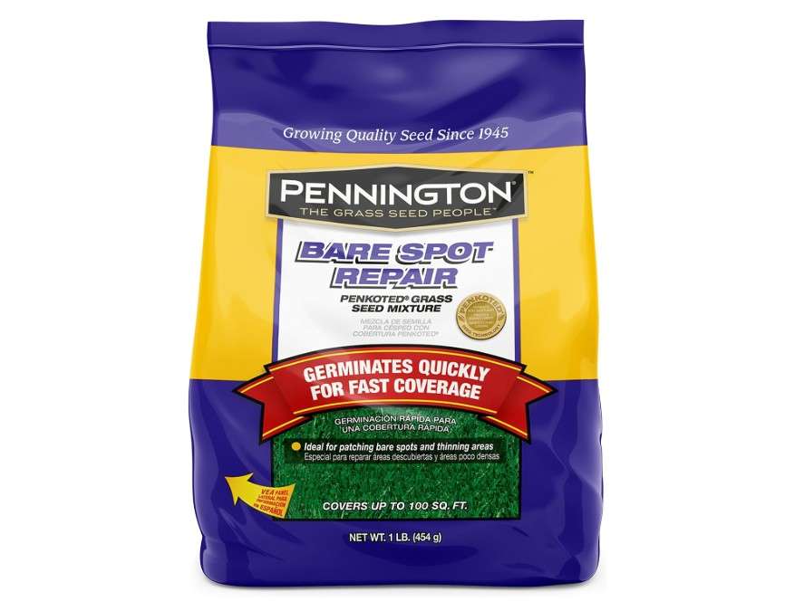 Pennington 100085410 Bare Spot Repair Grass Seed, 1 lb.