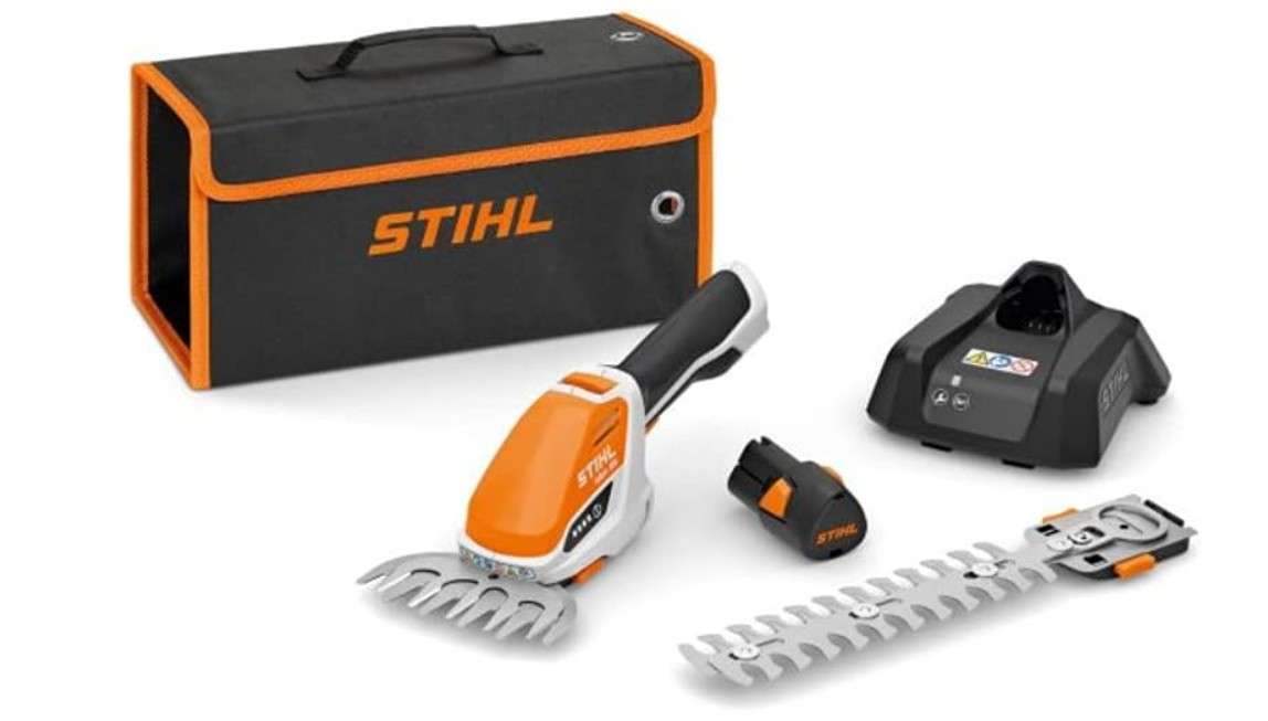 Stihl HSA 26 - Forbici per arbusti a batteria con AS2 e AL1, Orange / White
