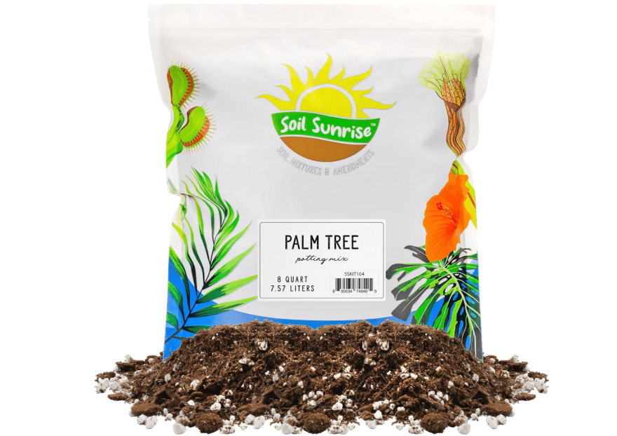 
Palm Tree Potting Soil (8 Quarts), All Purpose Mix for Growing Indoor Palm Plants