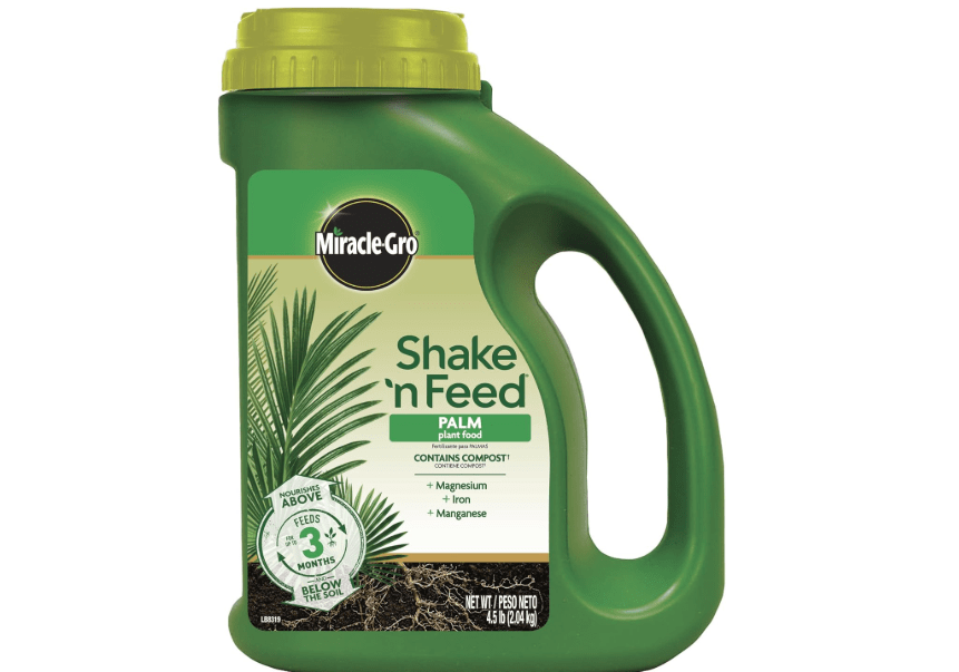 
Miracle-Gro Shake 'N Feed Palm Plant Food, For Container and In-Ground Plants, Palm Trees, Cycads and Tropical Plants, 4.5 lbs.