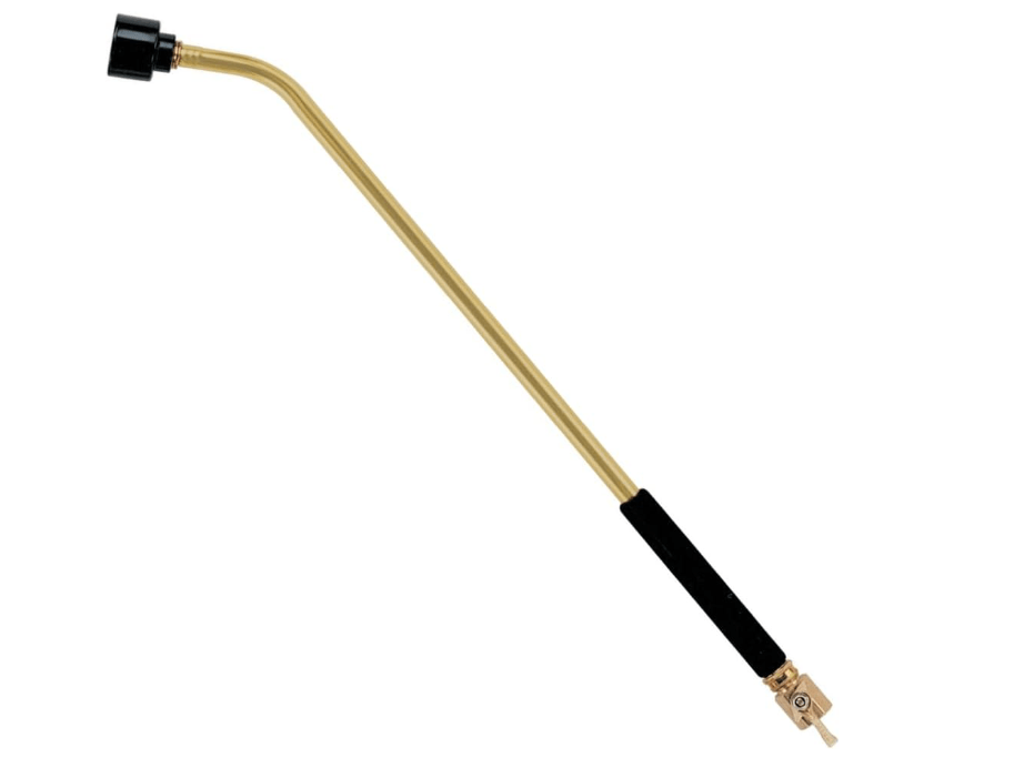 Dramm ColorMark Soft Rain Watering Spray Wand – 30” Long, Gold – Lightweight & Durable with 8" Foam Grip and Brass Shut-Off Valve – Ideal for...