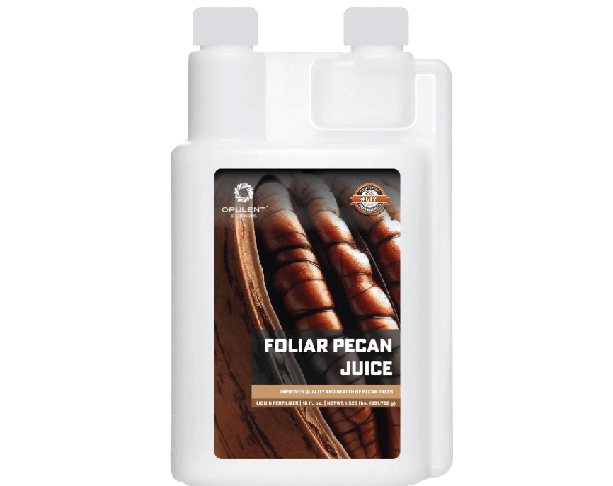 
Opulent Blends Foliar Pecan Juice - 16 fl. oz. Liquid Pecan Tree Fertilizer - 8.489% Zinc, Plus Iron, Manganese and Nicke