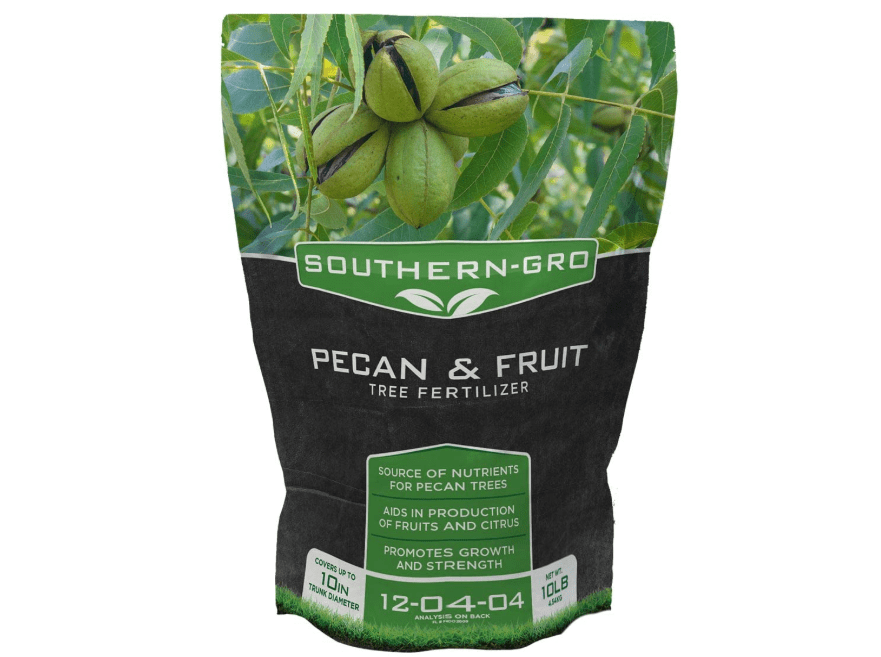 
SouthernGRO Pecan & Fruit Tree Fertilizer 10lb. Bag (12-04-04 1% S 1% ZN)