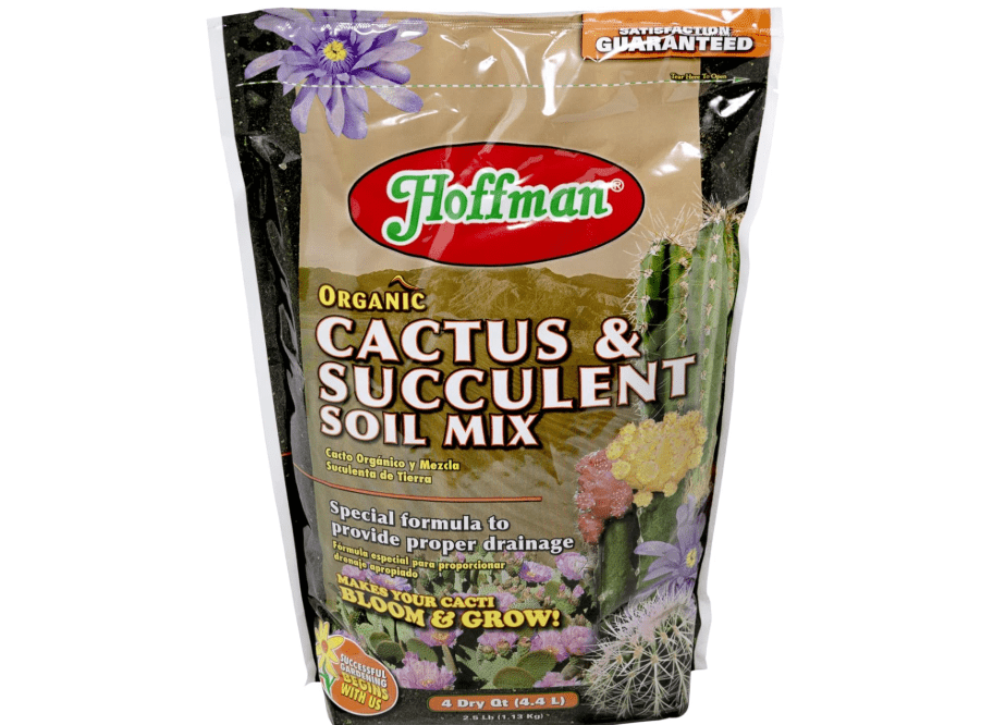 
Hoffman 10404 Organic Cactus and Succulent Soil Mix, 4 Quarts, Brown/A