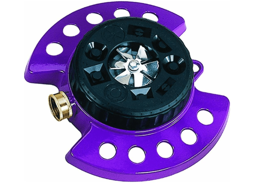 Dramm 15026 ColorStorm Turret 9-Pattern Sprinkler, Berry